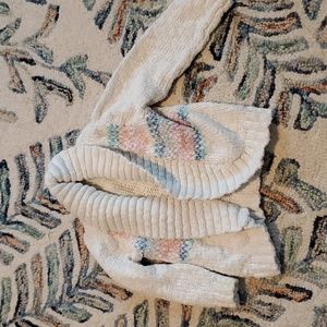 Carters | Toddler sweater | Cream, Blue & Pink | Size 18m